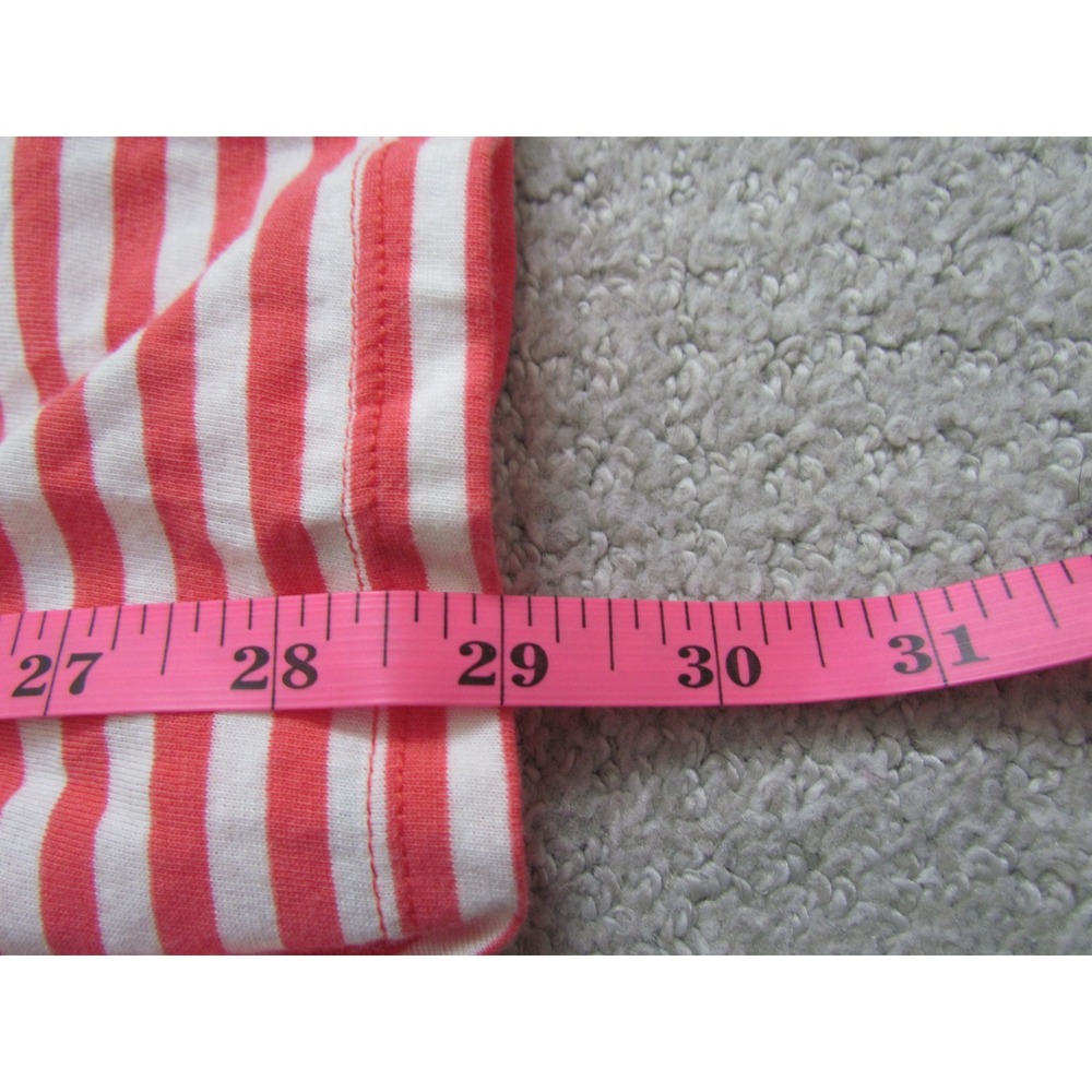 NWT Express Strapless Dress Medium Coral Striped Ruched Summer Sun Dress - Picture 4 of 8